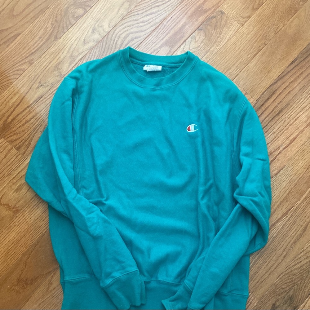 Medium green Champion Crewneck